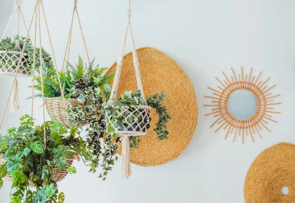 DIY: Macrame záves na kvety