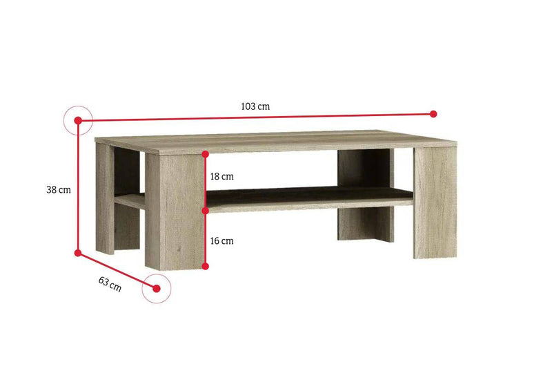 Konferenčný stolík FRESH L 103 - ROZMEROVKA - 2