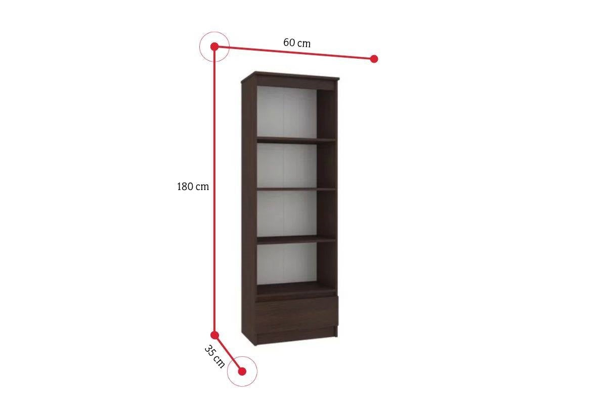 Regál TROGIR 1SZ4P - ROZMEROVKA - 1