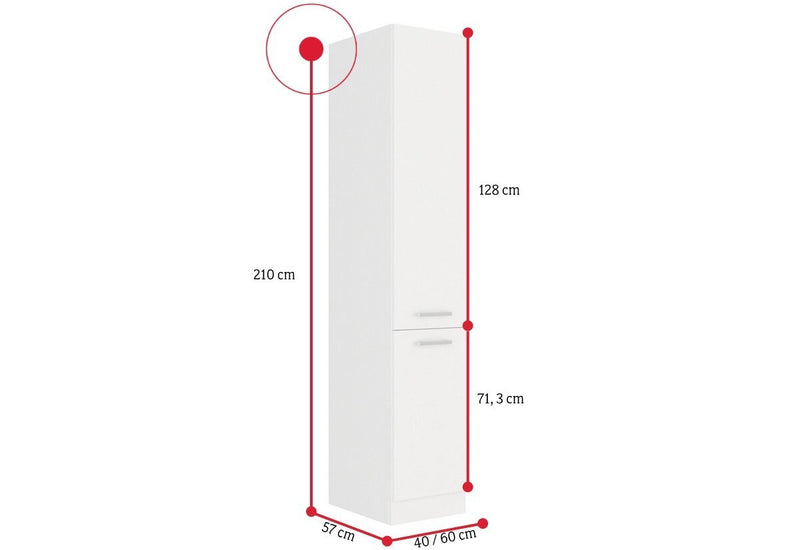 Kuchynská skrinka vysoká ALBERTA - ROZMEROVKA - 2