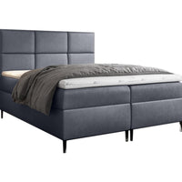 Čalúnená posteľ boxspring GRETA + topper, 120x200, fancy 90 -  - 0