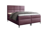 Čalúnená posteľ boxspring GRETA + topper, 160x200, fancy 63 -  - 0