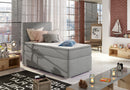 Čalúnená posteľ boxspring CORELA, 90x200, sawana 21, levá -  - 0