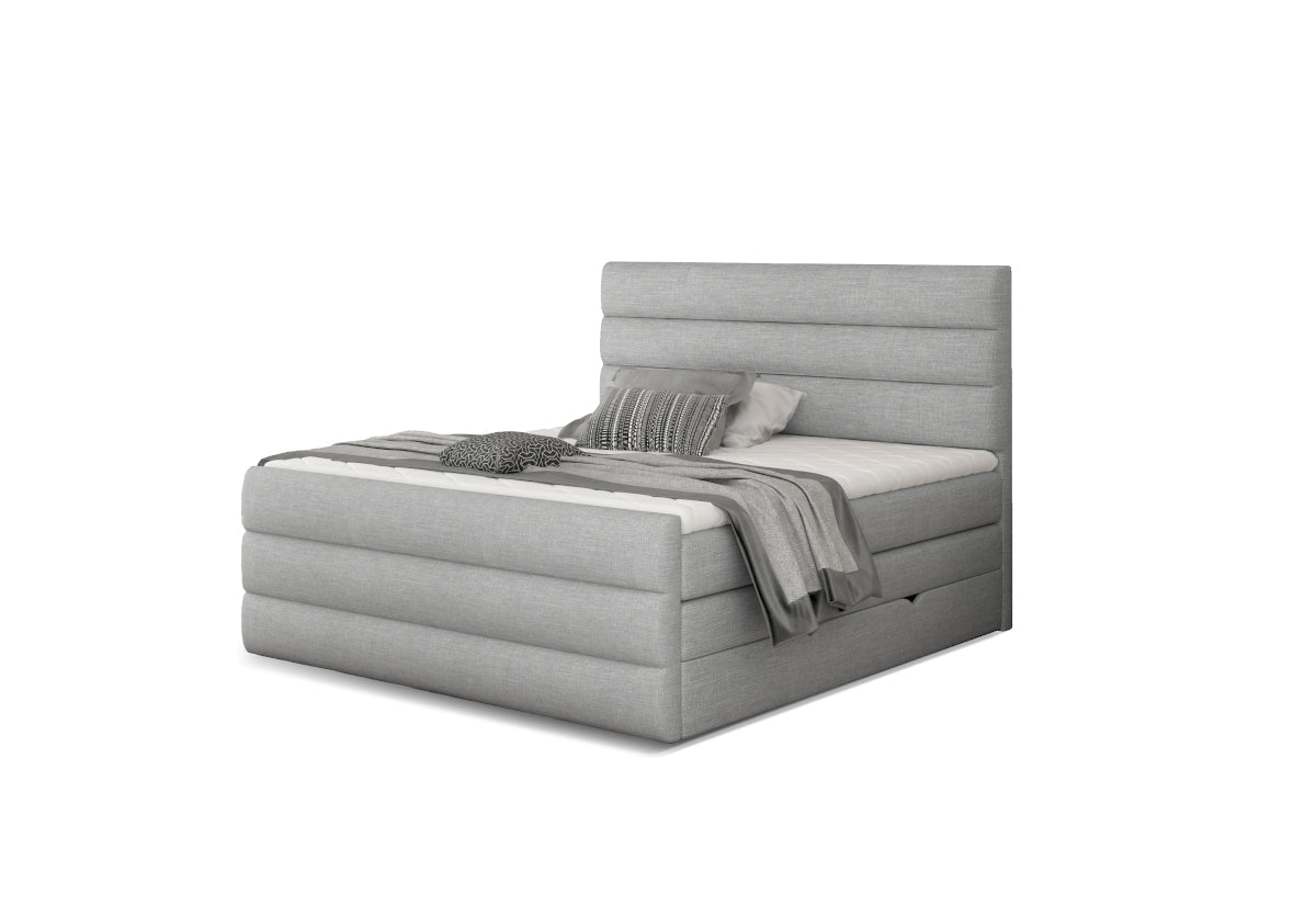 Čalúnená posteľ boxspring CARAMELLA + vrchný matrac - ARANZ - 8