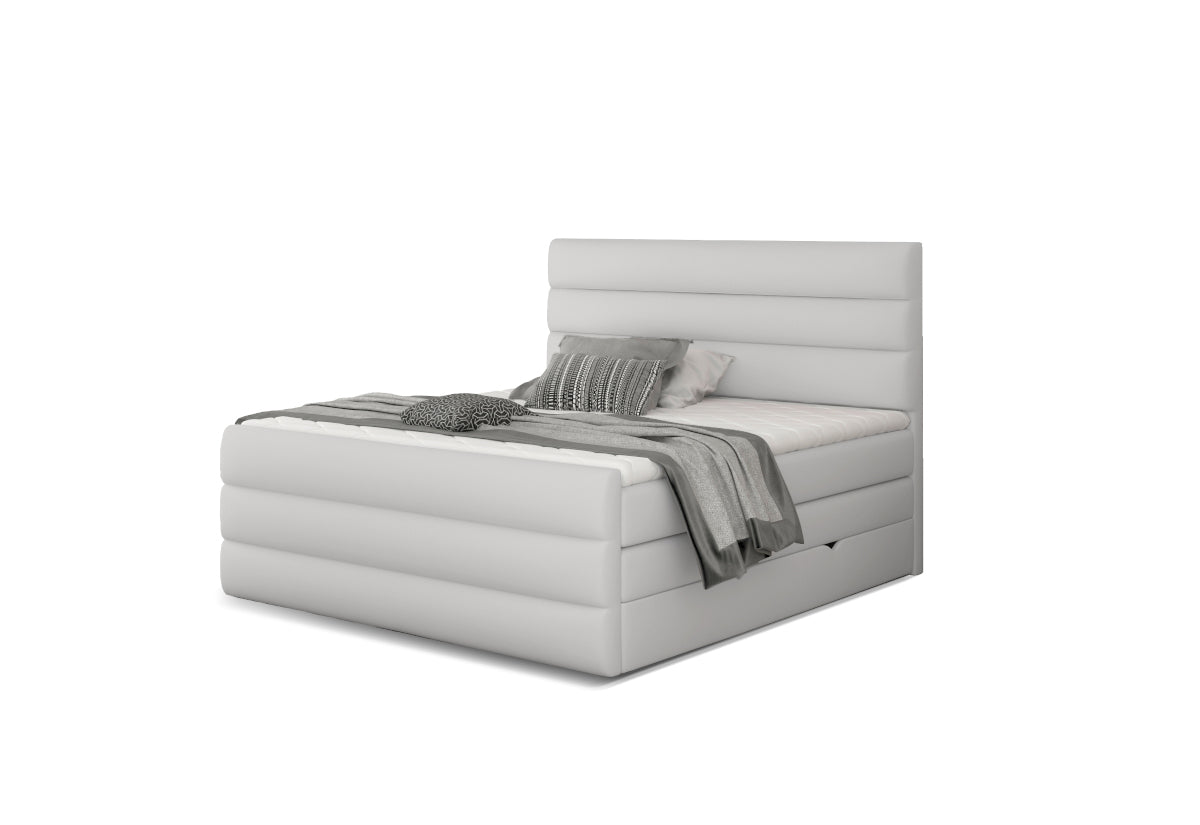 Čalúnená posteľ boxspring CARAMELLA + vrchný matrac - ARANZ - 9