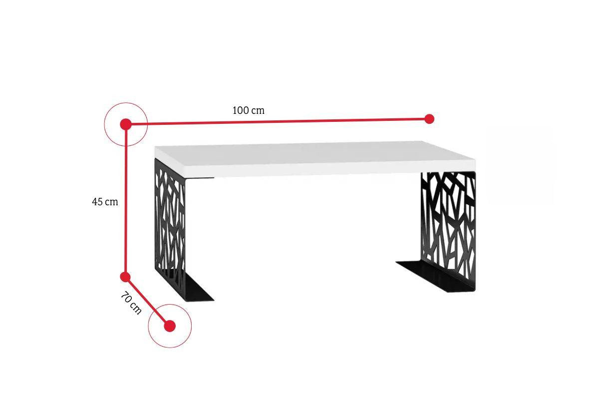Konferenčný stolík COSA - ROZMEROVKA - 2
