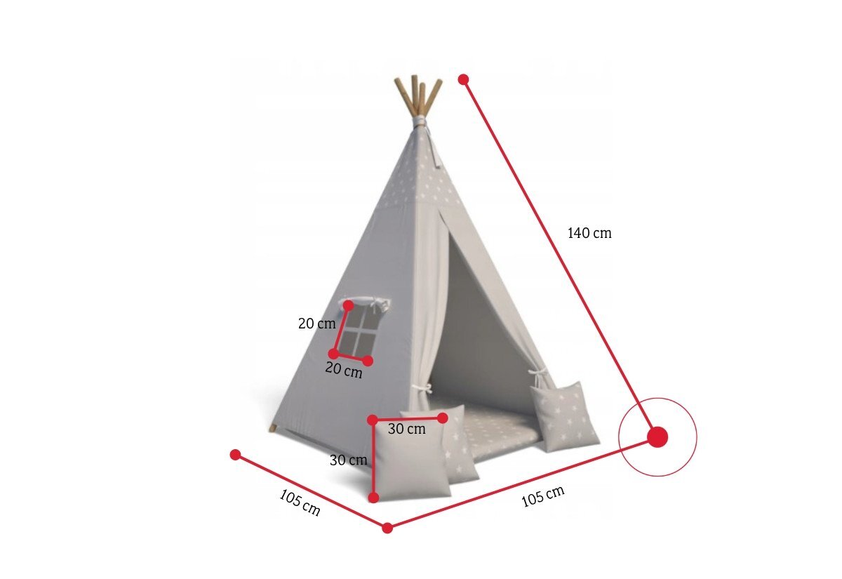 Detský stan TEEPEE - ROZMEROVKA - 2