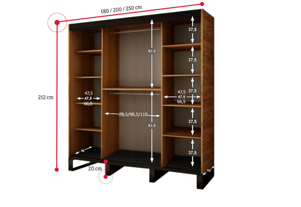 Posuvná skriňa LIFT V2 - ROZMEROVKA - 5