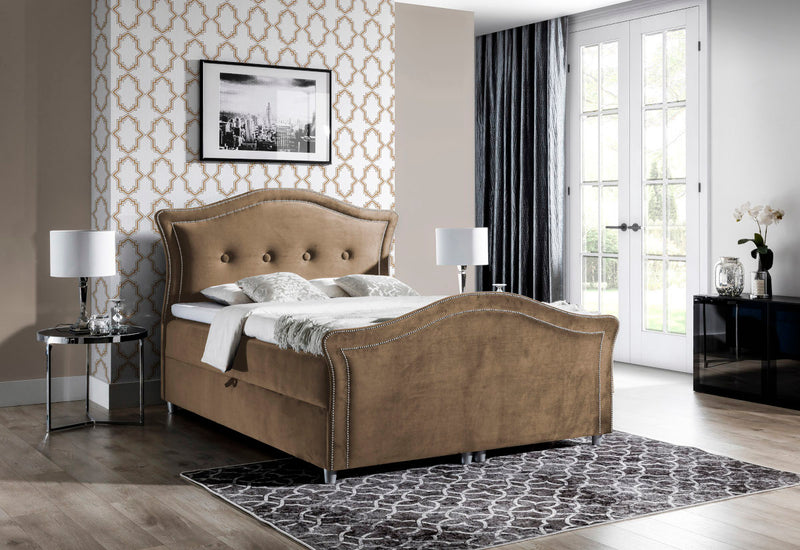 Čalúnená posteľ boxspring BEDRIS LUX - ARANZ - 2