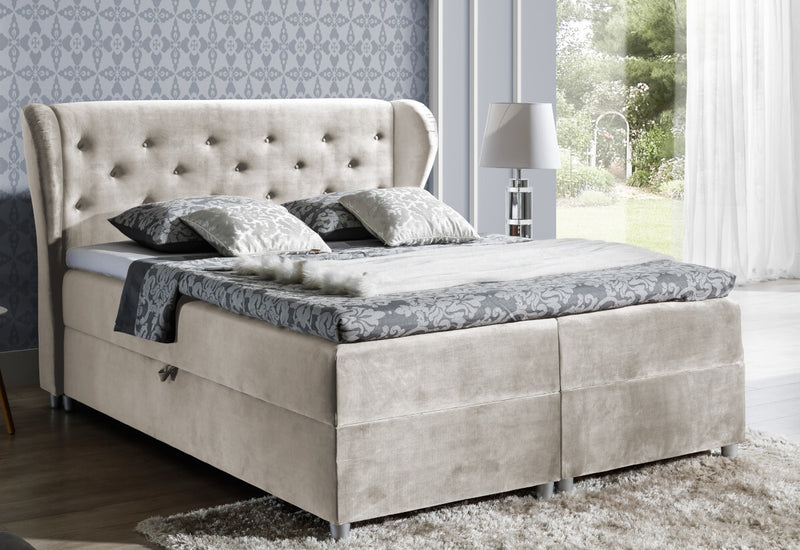 Čalúnená posteľ boxspring DESPASITO + topper - ARANZ - 2