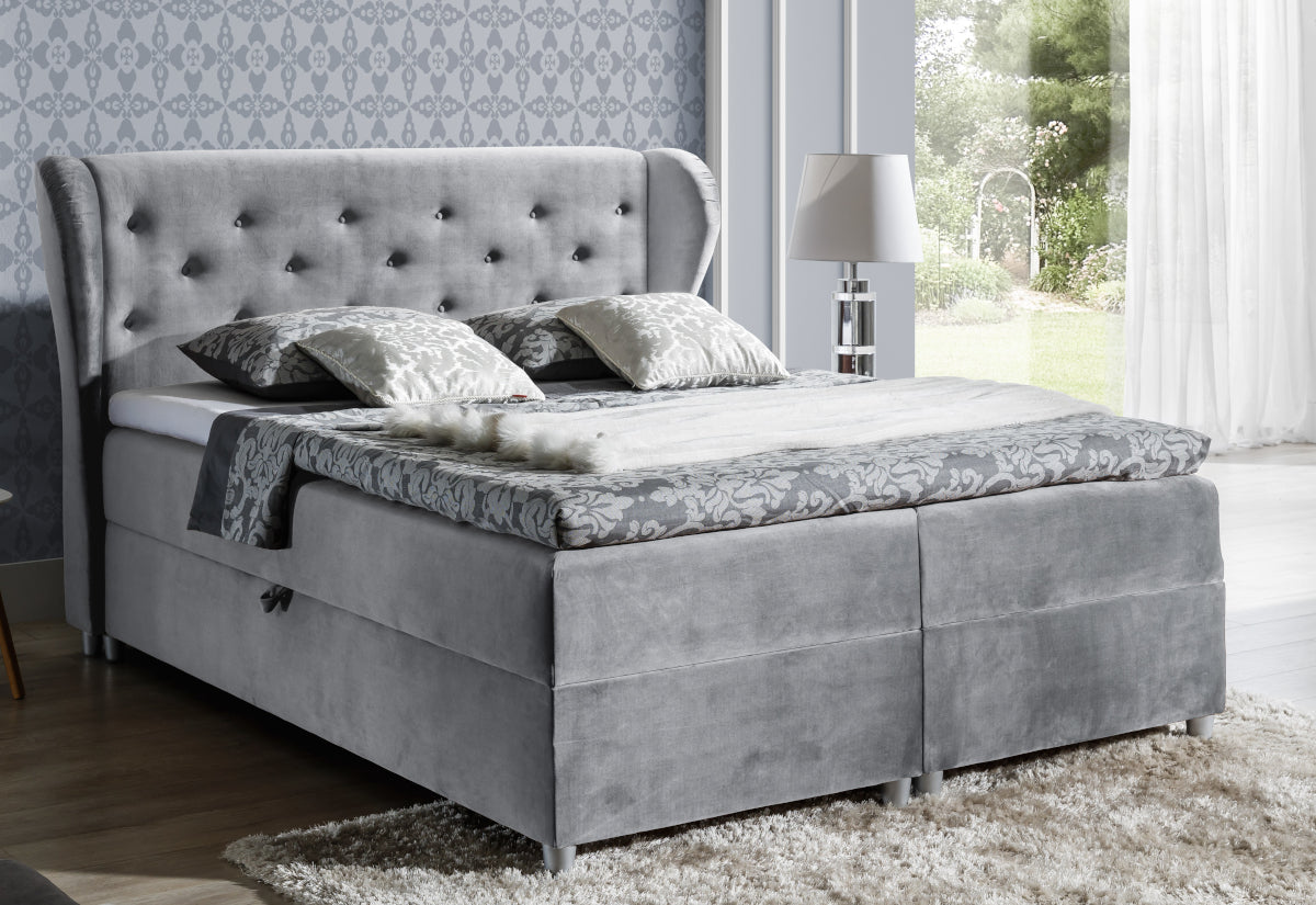 Čalúnená posteľ boxspring DESPASITO + topper - ARANZ - 3