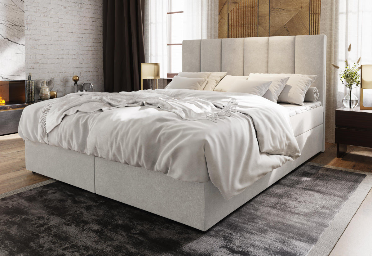 Čalúnená posteľ boxspring KARDI - ARANZ - 1