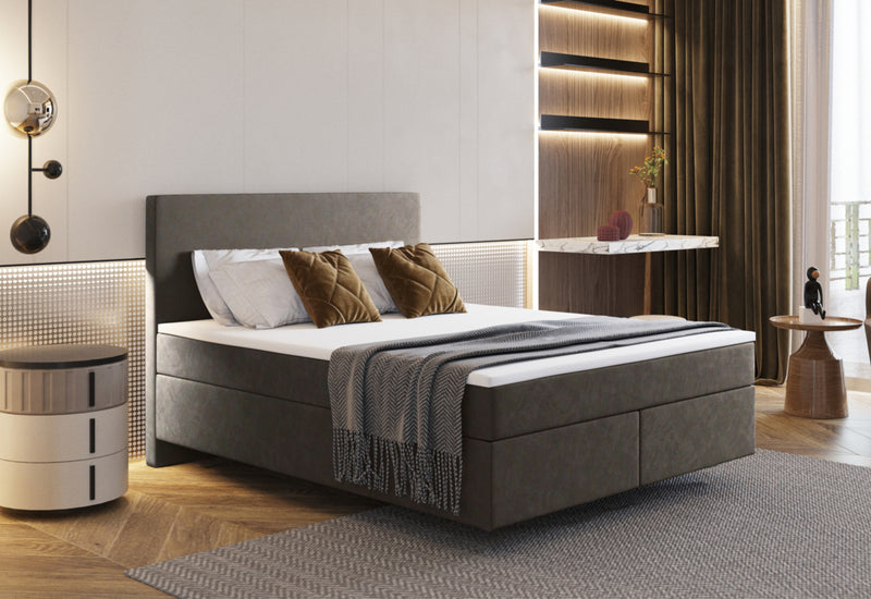 Čalúnená posteľ boxspring SENICA 3 - ARANZ - 3