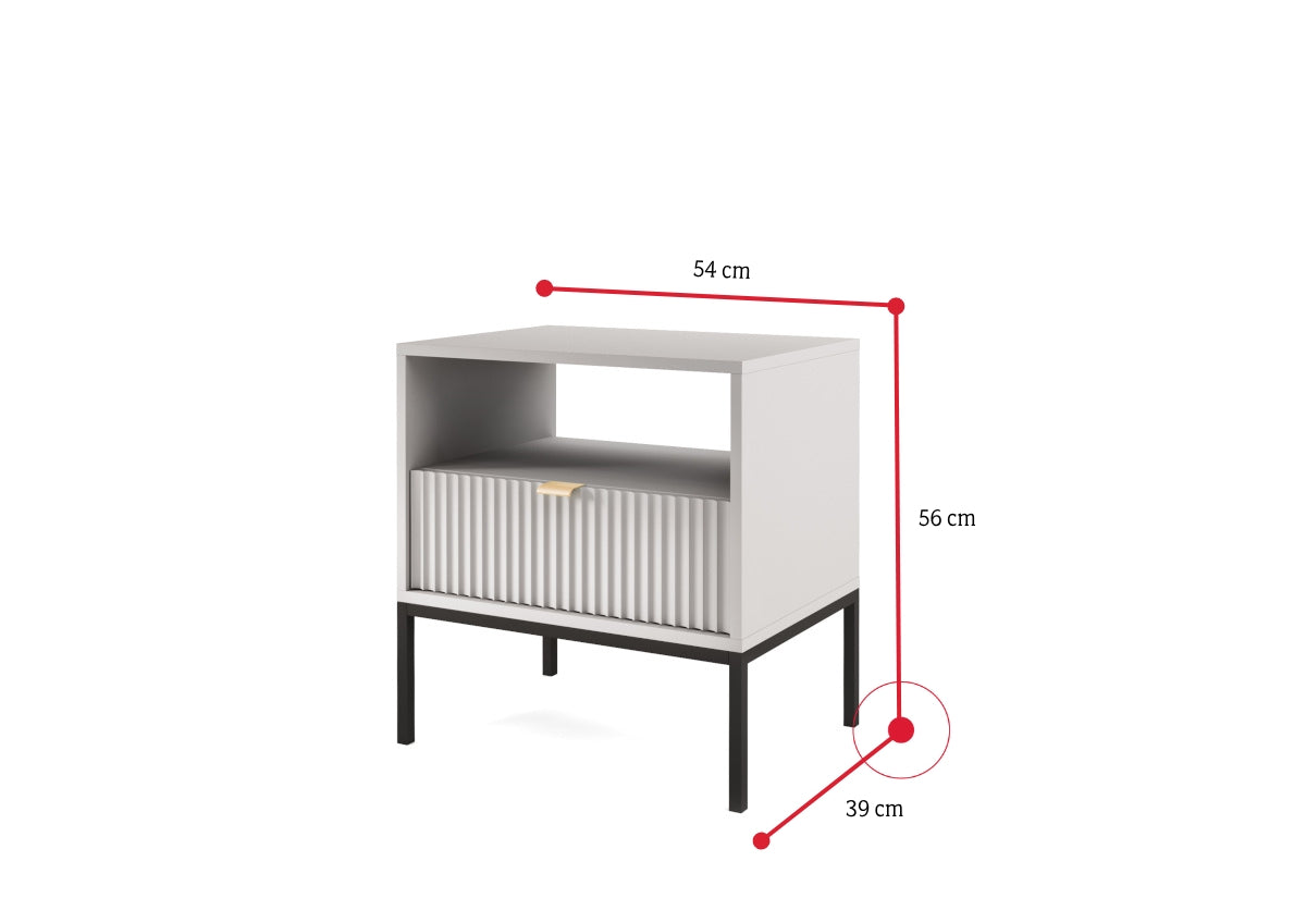 Nočný stolík SOVA - ROZMEROVKA - 1
