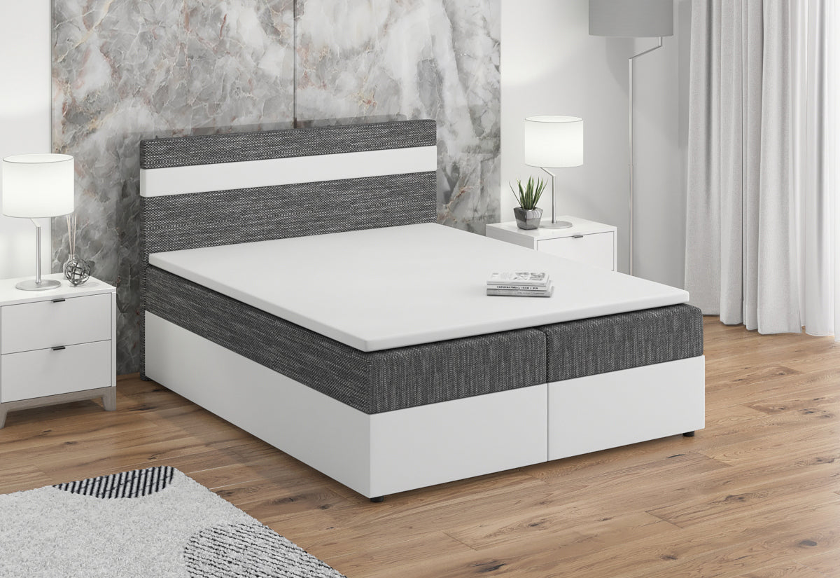 Čalúnená posteľ boxspring MODELA + topper - ARANZ - 2