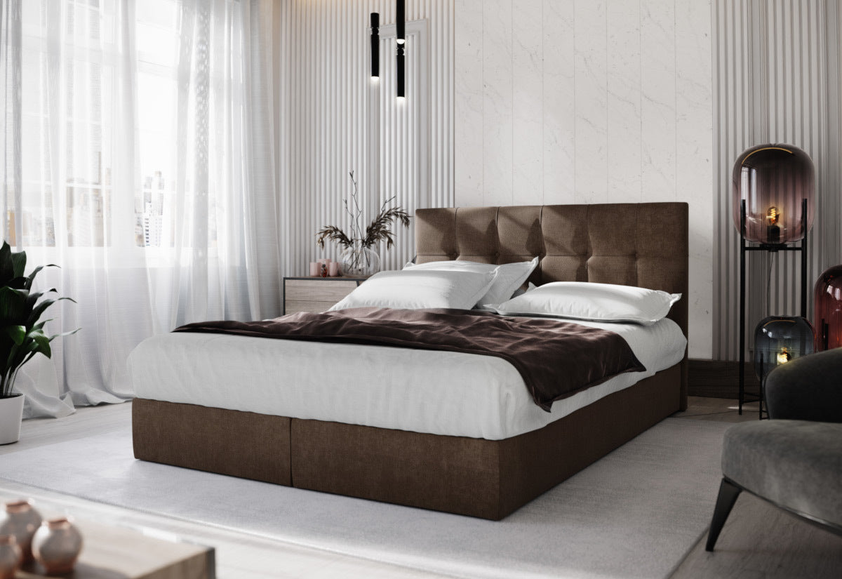 Čalúnená posteľ boxspring PRIORA - ARANZ - 4