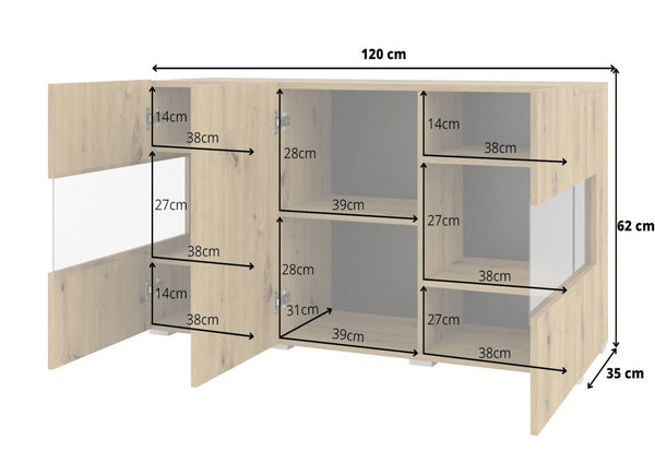 Komoda AVANA 3D - ROZMEROVKA - 1