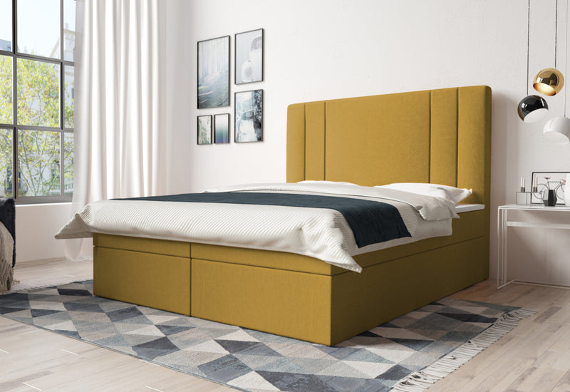 Čalúnená posteľ boxspring GIULIO - ARANZ - 4