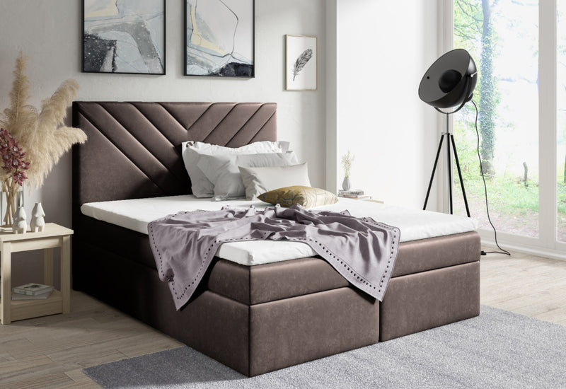 Čalúnená posteľ boxspring GULIA - ARANZ - 2