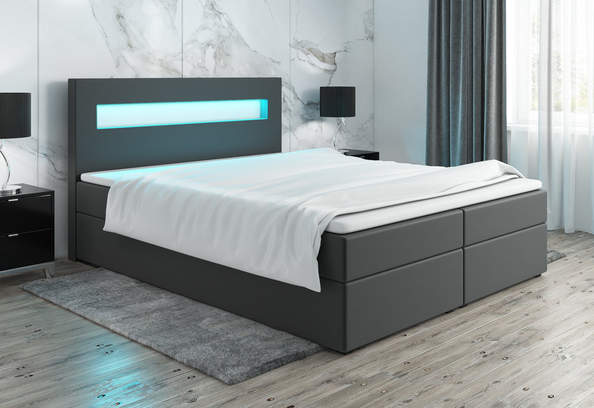 Čalúnená posteľ boxspring LIZA - ARANZ - 1