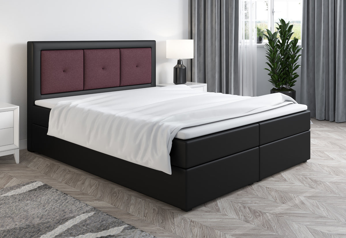 Čalúnená posteľ boxspring LENZA - ARANZ - 5