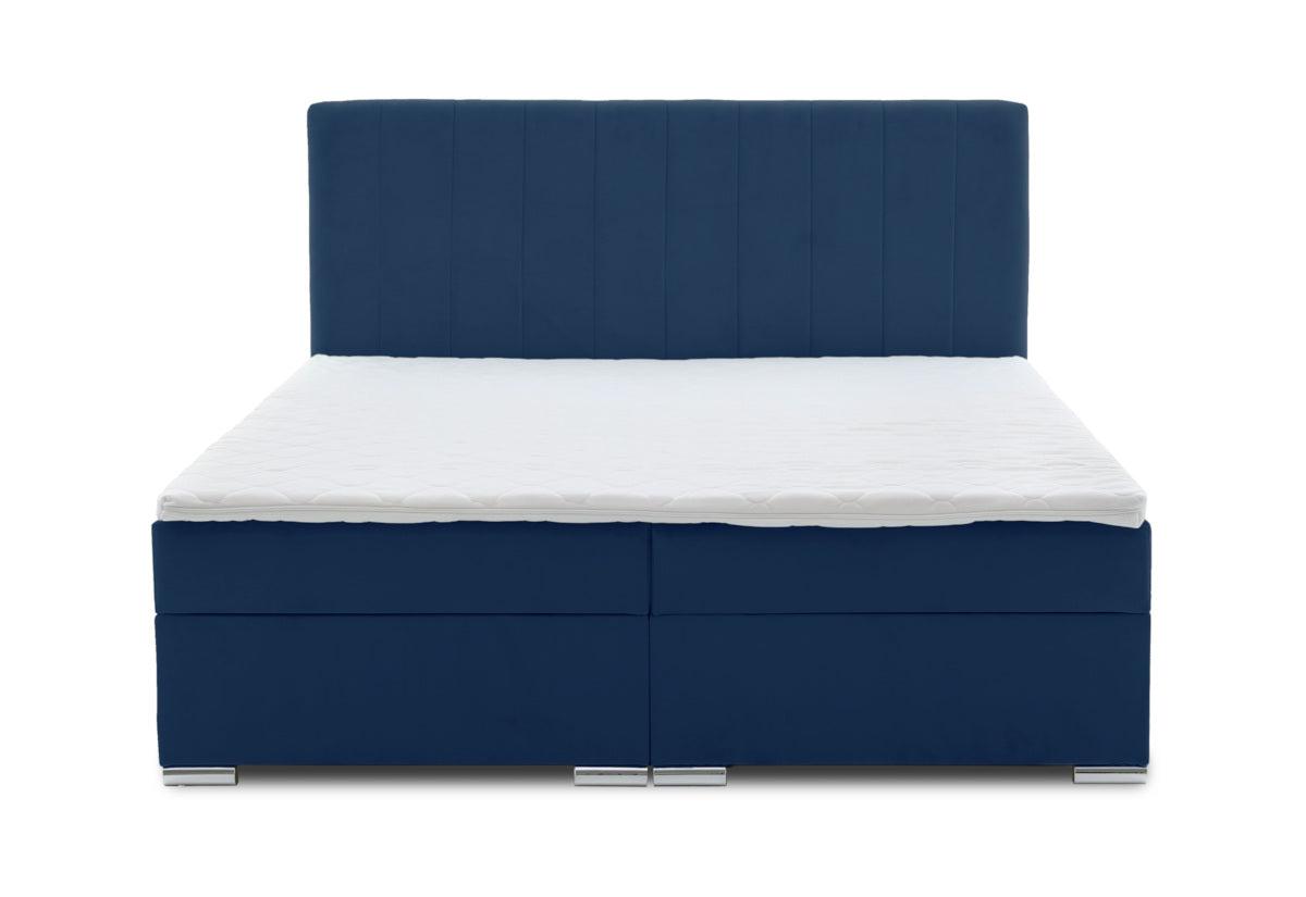 Čalúnená posteľ boxspring WILDE + vrchný matrac - ARANZ - 1