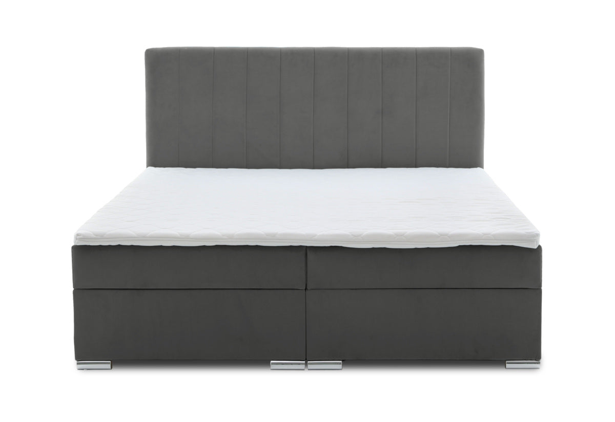 Čalúnená posteľ boxspring WILDE + vrchný matrac - ARANZ - 2