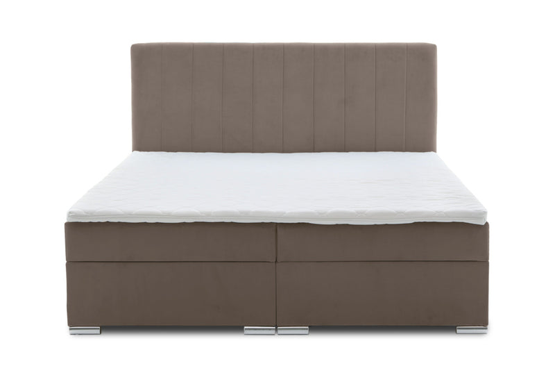 Čalúnená posteľ boxspring WILDE + vrchný matrac - ARANZ - 4