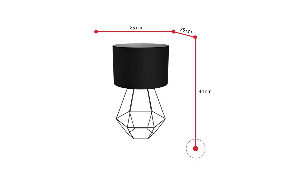 Stolová lampa KIERA - ROZMEROVKA - 2