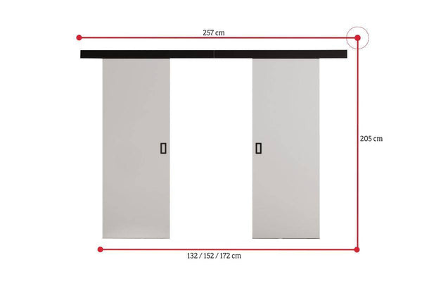 Posuvné dvere CABANA DUO 3 - ROZMEROVKA - 1