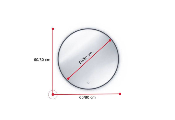 Zrkadlo s osvetlením VISA 2 - ROZMEROVKA - 4