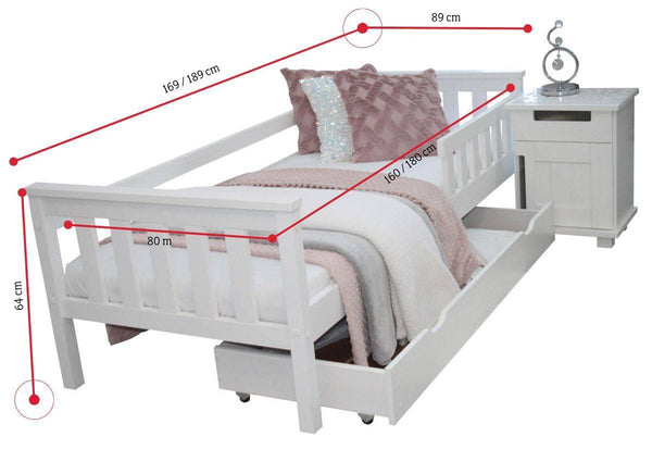 Detská posteľ SIA - ROZMEROVKA - 1