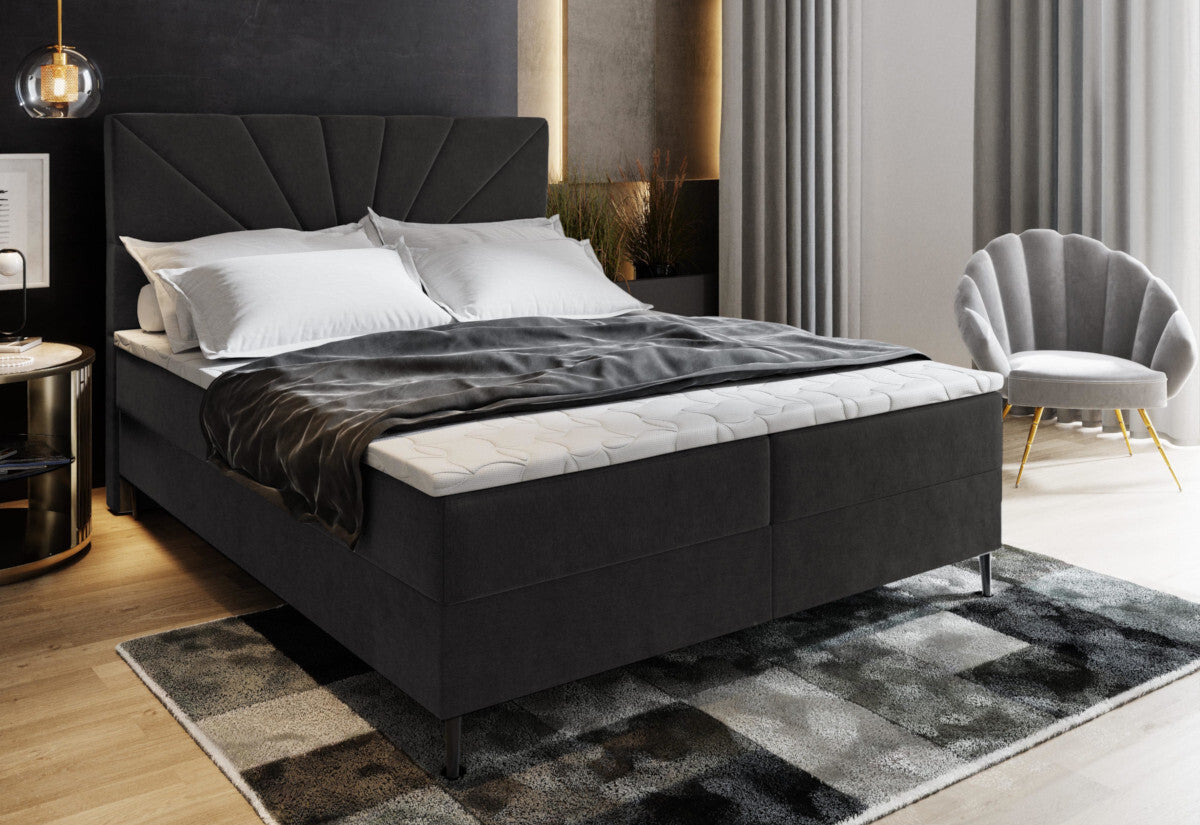 Čalúnená posteľ boxspring MERI - ARANZ - 1