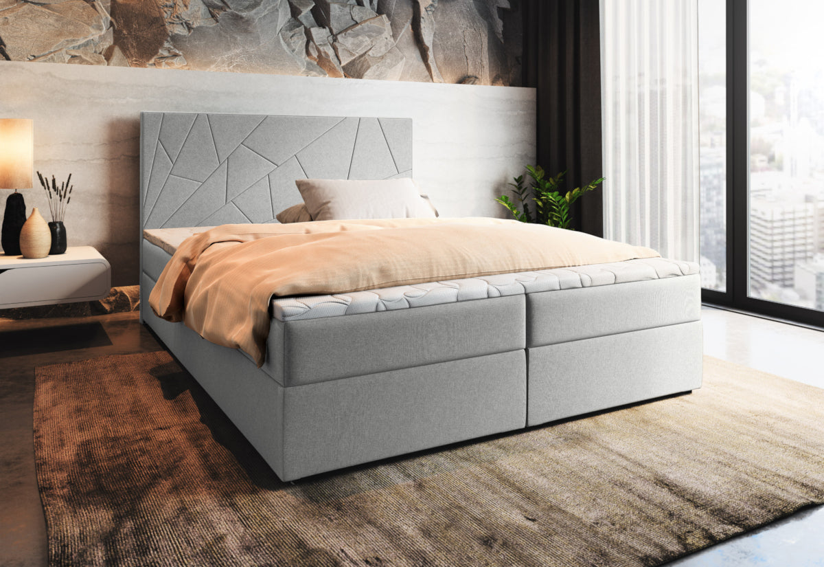 Čalúnená posteľ boxspring LADO - ARANZ - 4