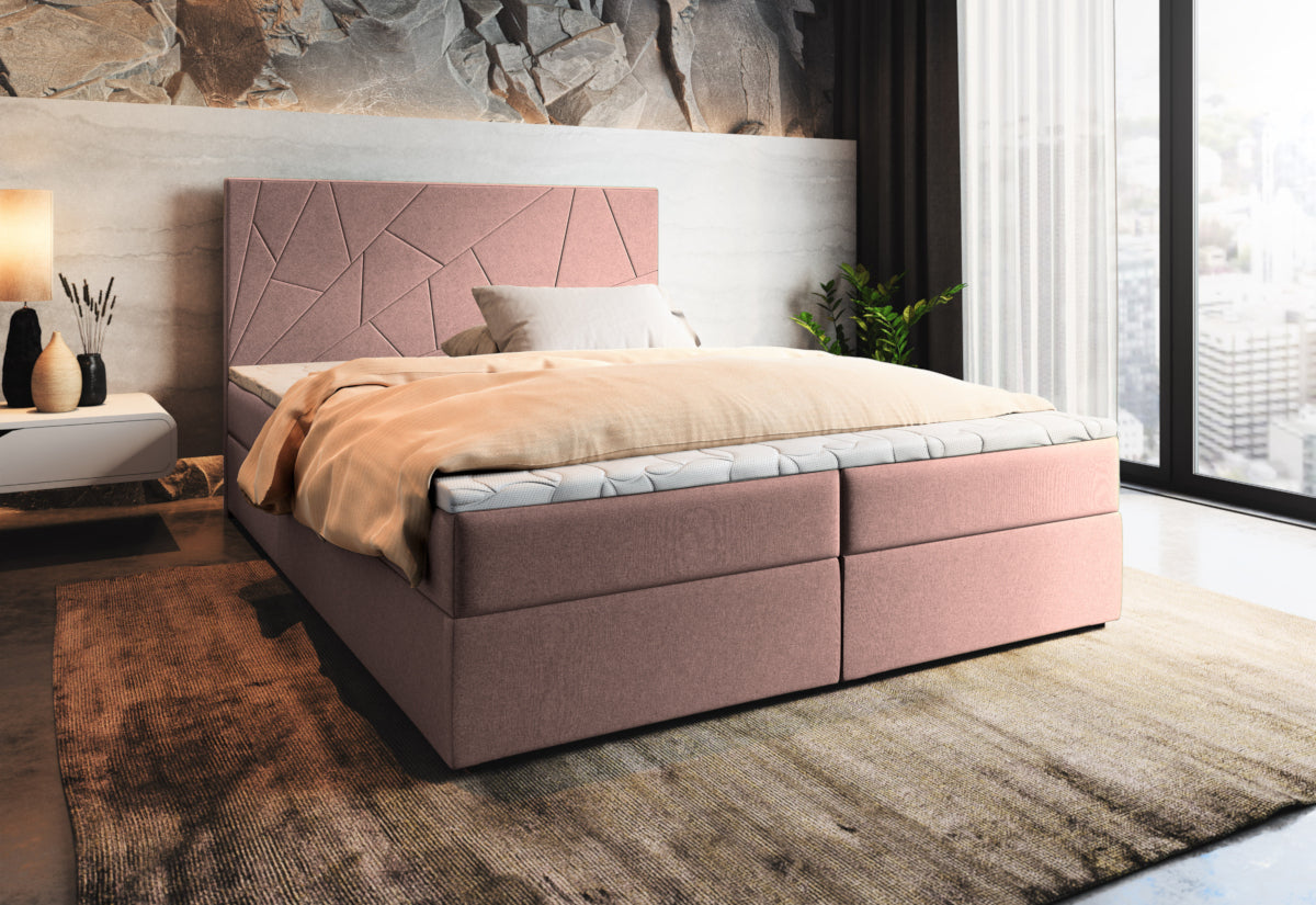 Čalúnená posteľ boxspring LADO - ARANZ - 6