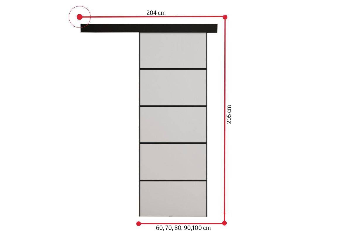 Posuvné dvere REMTA - ROZMEROVKA - 2