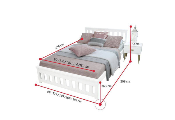Posteľ IGNAS - ROZMEROVKA - 1