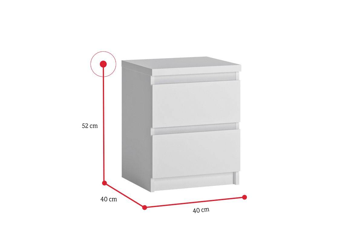 Nočný stolík FRILO - ROZMEROVKA - 1