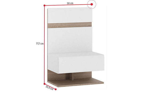 Nočný stolík LINTA - ROZMEROVKA - 1