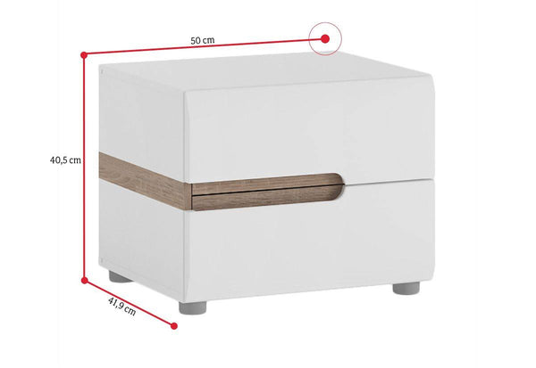 Nočný stolík LINTA 2 - ROZMEROVKA - 1