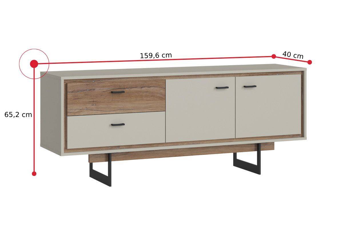 TV stolík RIVAL 2 - ROZMEROVKA - 1