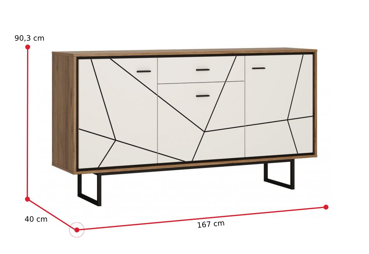 Komoda BRONO - ROZMEROVKA - 1