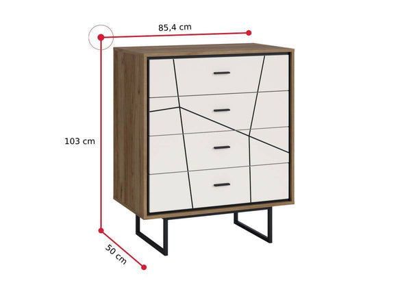 Komoda BRONO 3 - ROZMEROVKA - 1