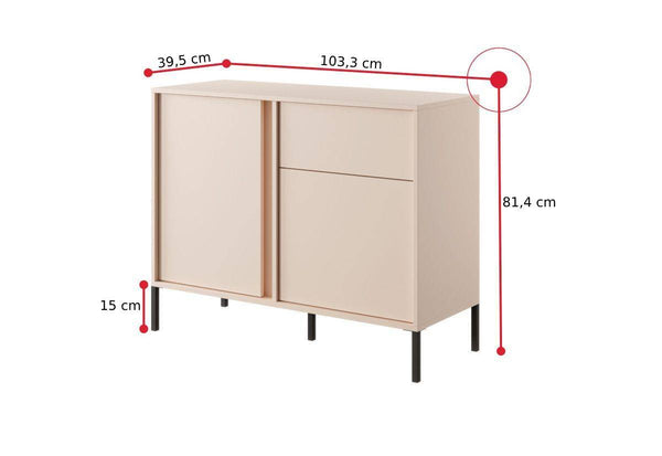 Komoda DALEN 3 - ROZMEROVKA - 1