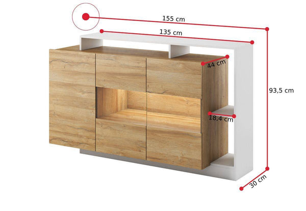 Komoda ALMEN - ROZMEROVKA - 1