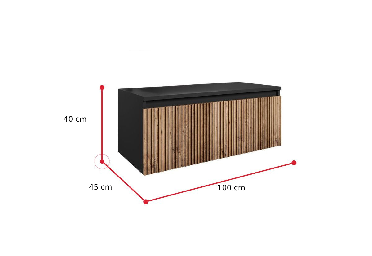 Kúpeľňová skrinka pod umývadlo WOTANA - ROZMEROVKA - 1