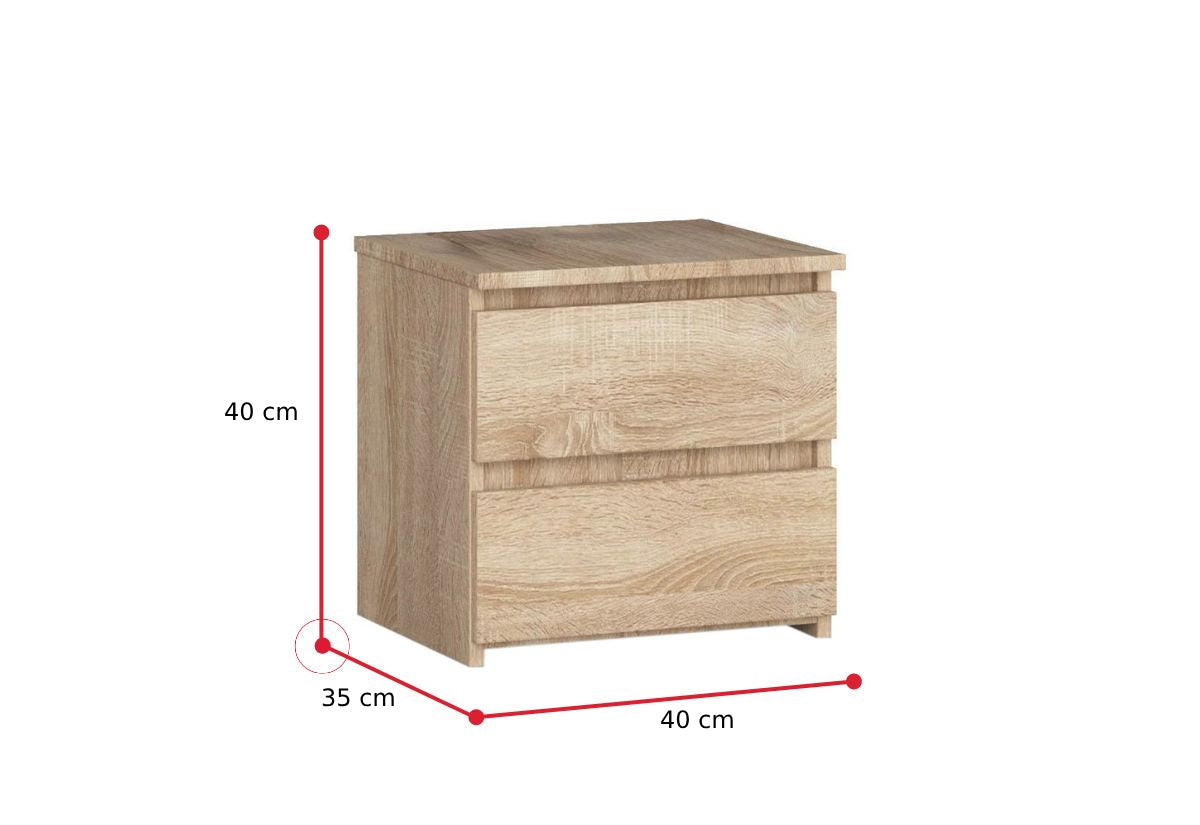 Nočný stolík OPONO - ROZMEROVKA - 1