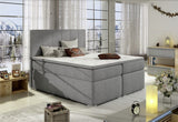 Čalúnená posteľ boxspring ELBA + topper, 140x200, sawana 21 -  - 0