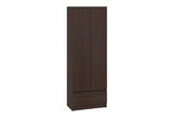 Regál TROGIR R60 2D1SZ, 60x180x35, wenge -  - 0