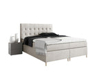 Čalúnená posteľ boxspring GLORIA + topper, 120x200, jasmine 21 -  - 0